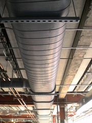 Exposed ductwork 