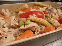 Chicken and Rice Supreme in a casserole dish